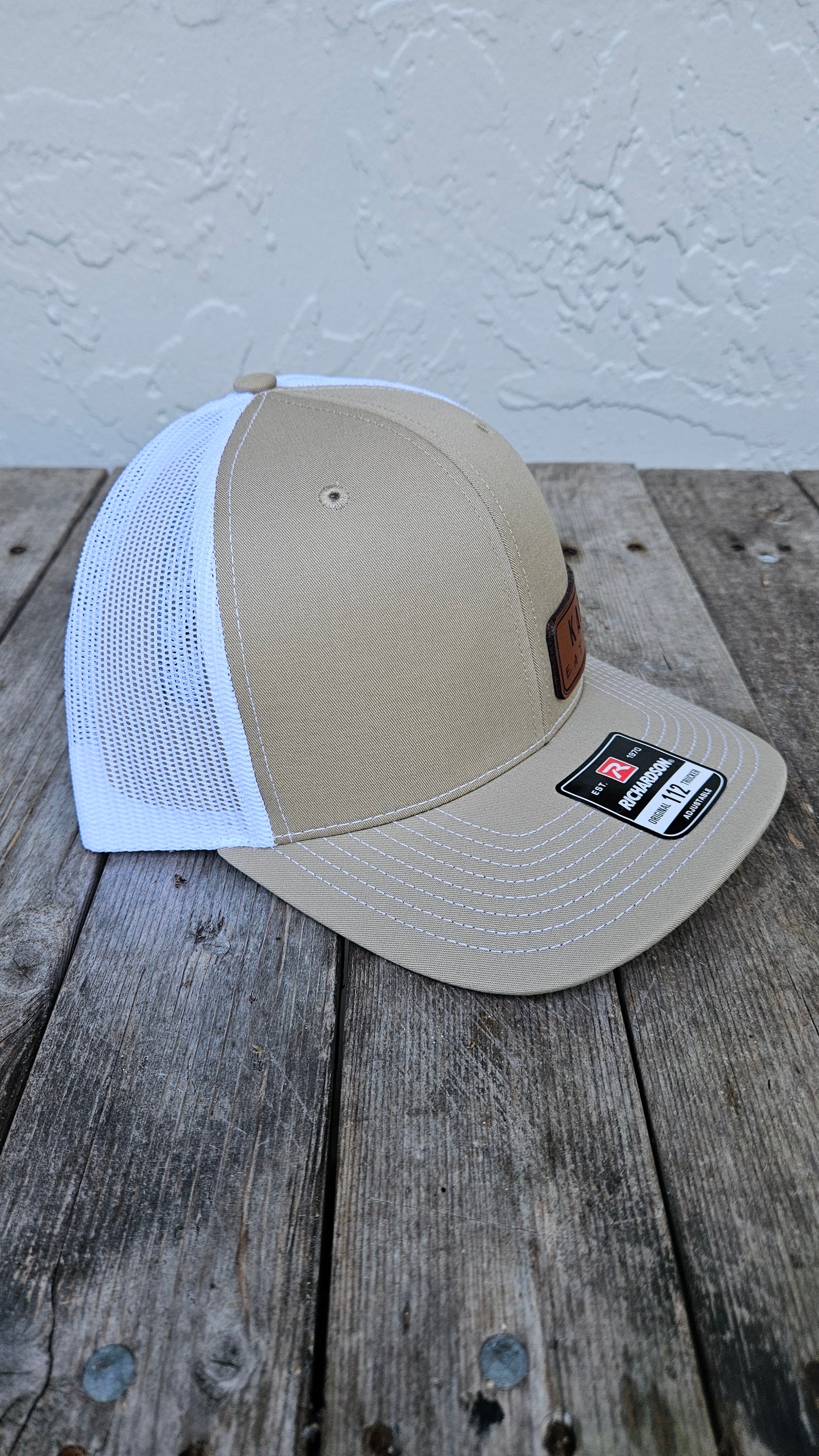 Khaki White KARNI Trucker