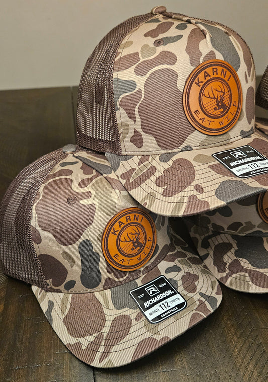 Buck Series Brown Camo Trucker