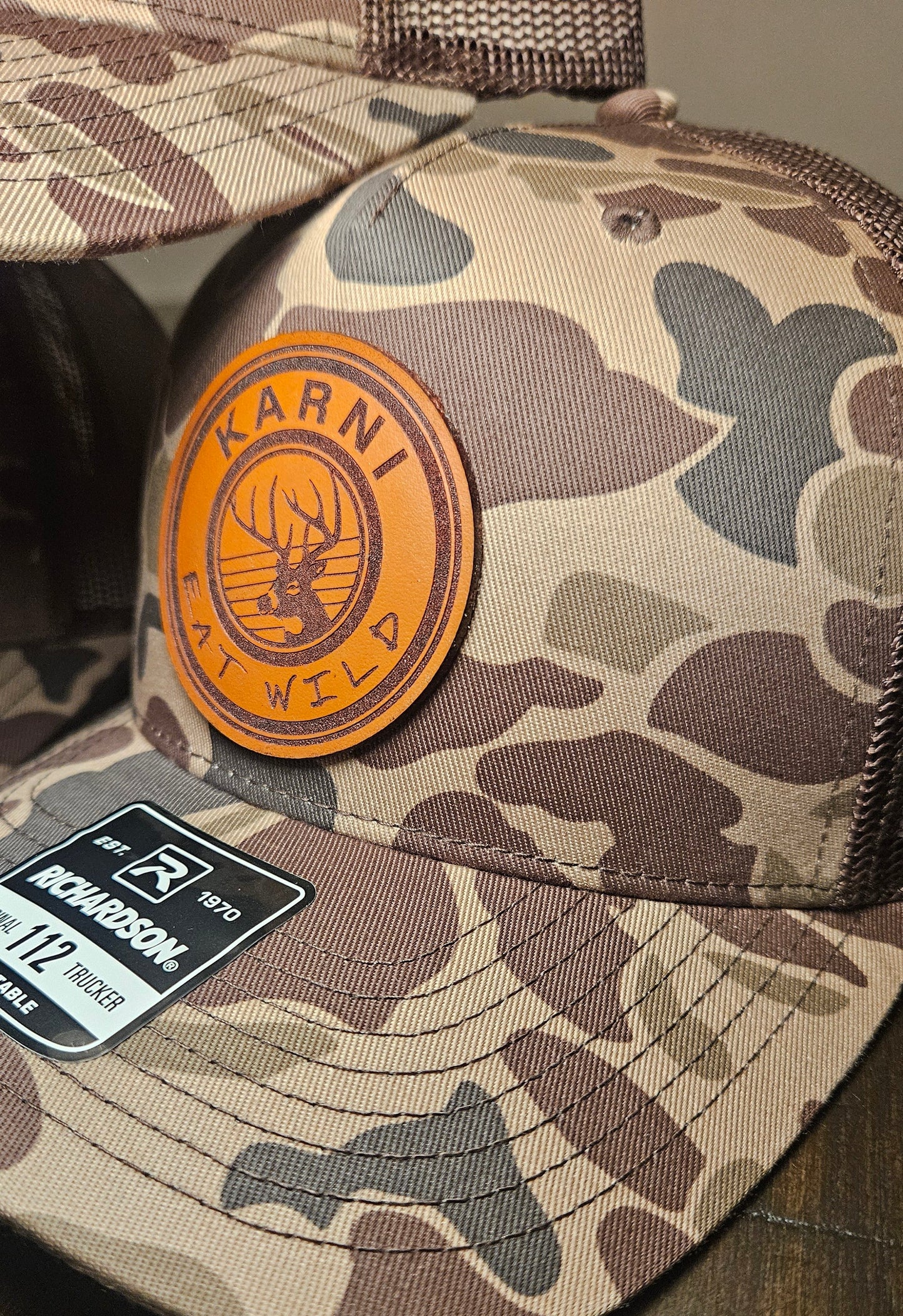 Buck Series Brown Camo Trucker
