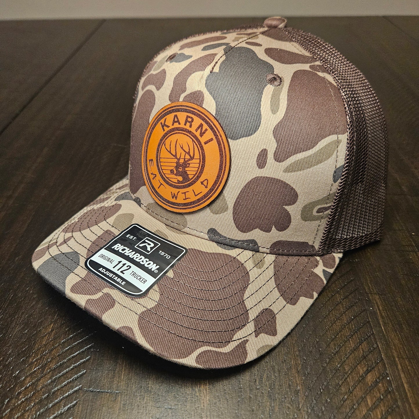 Buck Series Brown Camo Trucker