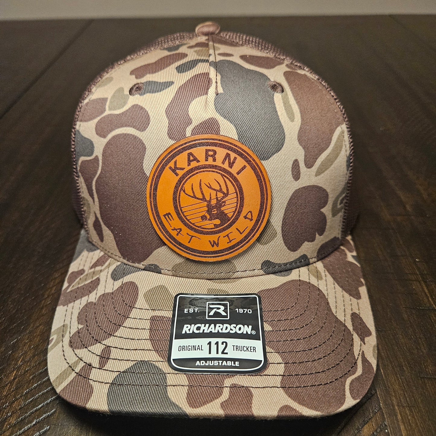 Buck Series Brown Camo Trucker