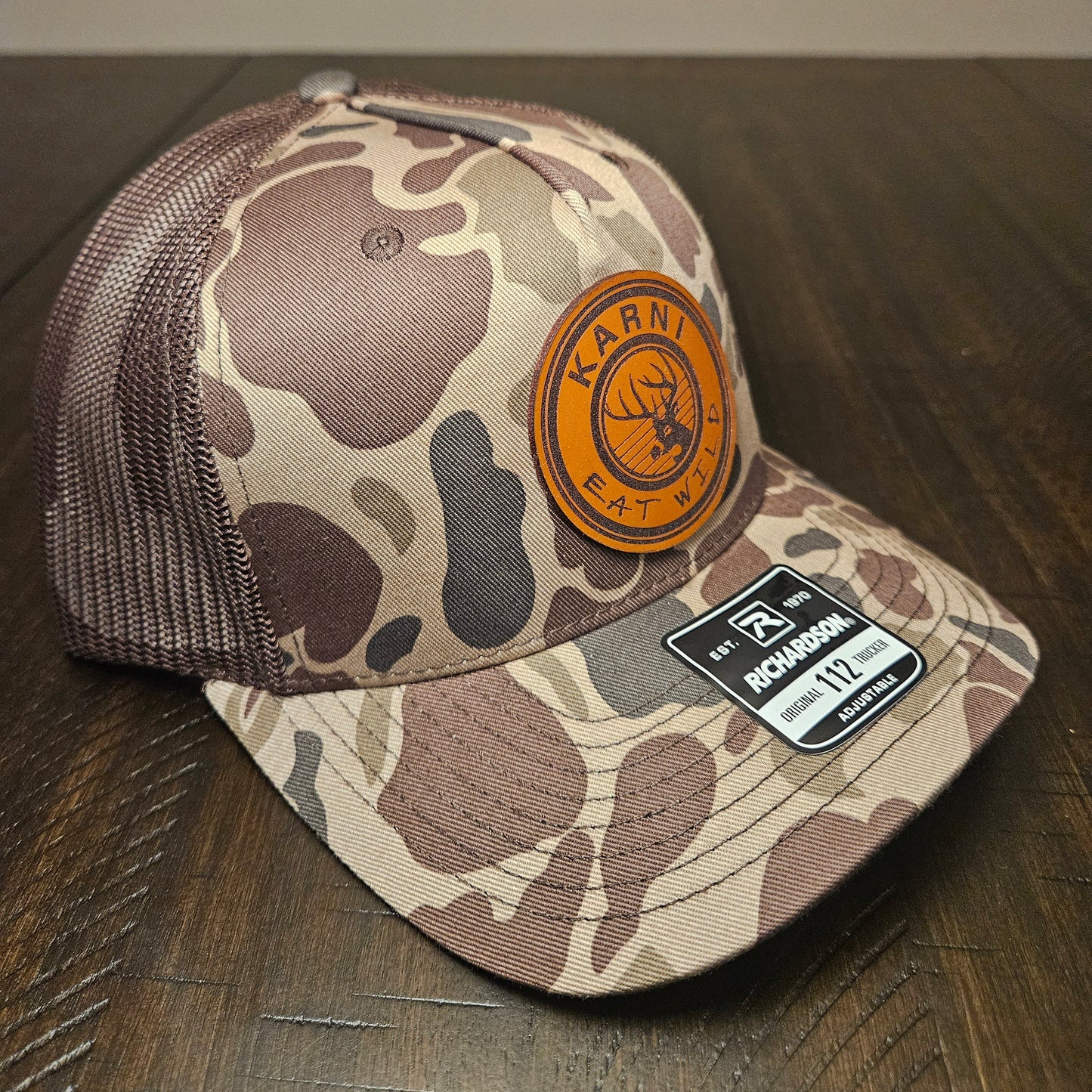 Buck Series Brown Camo Trucker